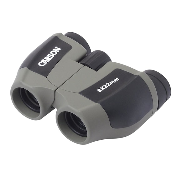 Carson Compact Binocular, 8 x 22 Magnification, BK-7 Prism, 393 ft Field of View @1000 yd Field of View - JD-822