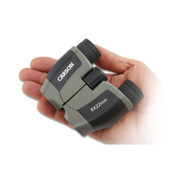 Carson Compact Binocular, 8 x 22 Magnification, BK-7 Prism, 393 ft Field of View @1000 yd Field of View - JD-822