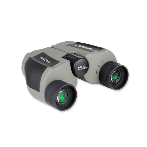 Carson Compact Binocular, 8 x 22 Magnification, BK-7 Prism, 393 ft Field of View @1000 yd Field of View - JD-822