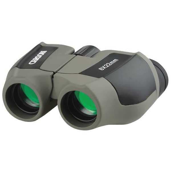 Carson Compact Binocular, 8 x 22 Magnification, BK-7 Prism, 393 ft Field of View @1000 yd Field of View - JD-822