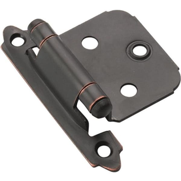 Hd A03429 ORB Amerock Decorative Self Closing Overlay Cabinet Door Hinge; Oil Rubbed Bronze - A03429 ORB