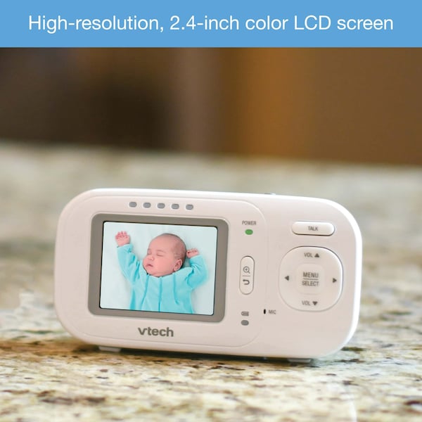 Vtech Full-Color 2.4" Digital Video Baby Monitor and Automatic Night Vision - VM2251