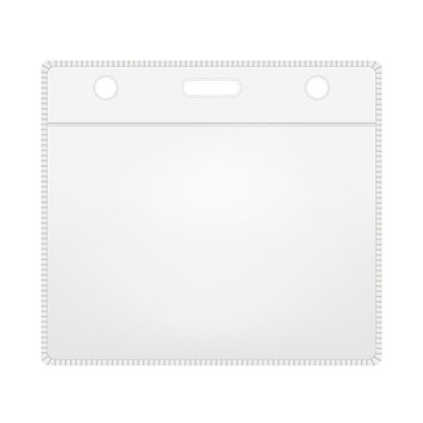 W Box HORIZ CARD HOLDER 3.94in X 3.03'' X 040in SLOT HOLES - 0E-BHHOR2