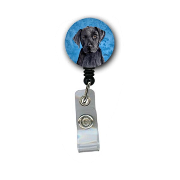Carolines Treasures Labrador Retractable Badge Reel Or Id Holder With Clip - SC9136BU-BR