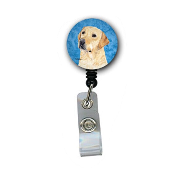 Carolines Treasures Labrador Retractable Badge Reel Or Id Holder With Clip - SC9133BU-BR