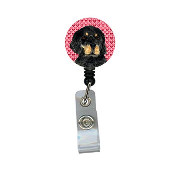 Carolines Treasures Gordon Setter Retractable Badge Reel Or Id Holder With Clip - SS4515BR