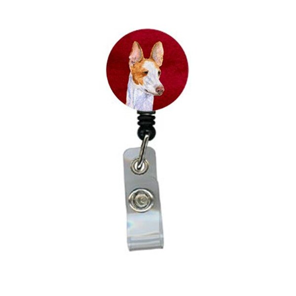 Carolines Treasures Ibizan Hound Retractable Badge Reel or ID Holder with Clip - SS6010BR