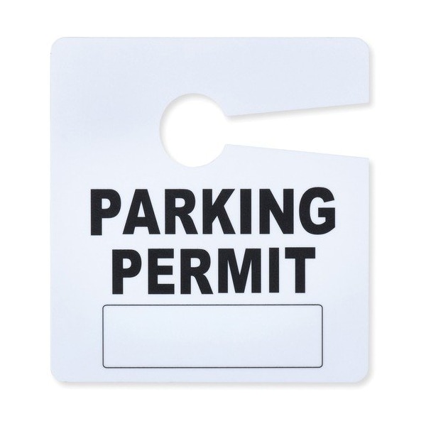 Tatco Products PERMIT, PRKNG, PLSTC, HNGNG, RD, 50PK - TCO68101