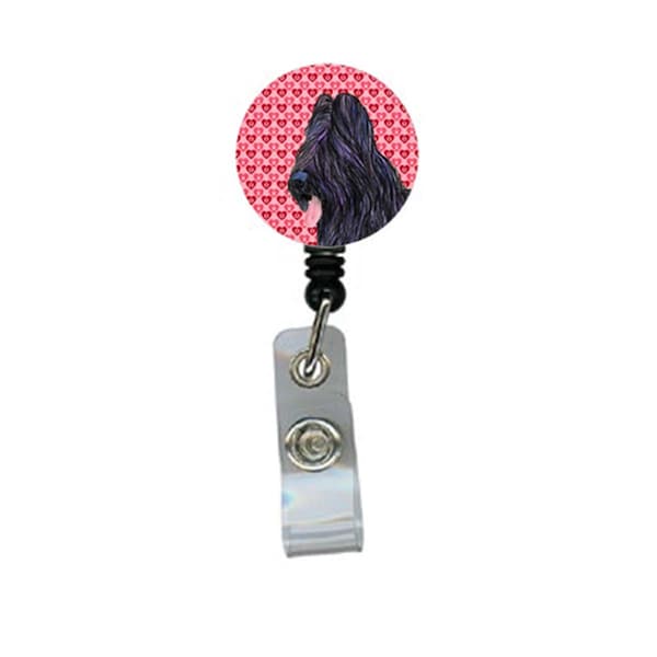 Carolines Treasures Briard Retractable Badge Reel Or Id Holder With Clip - SS4489BR