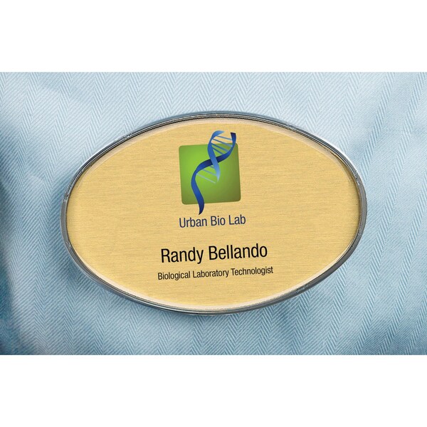 The Mighty Badge Badge, Oval, Blank Legend, PK10 - 906824