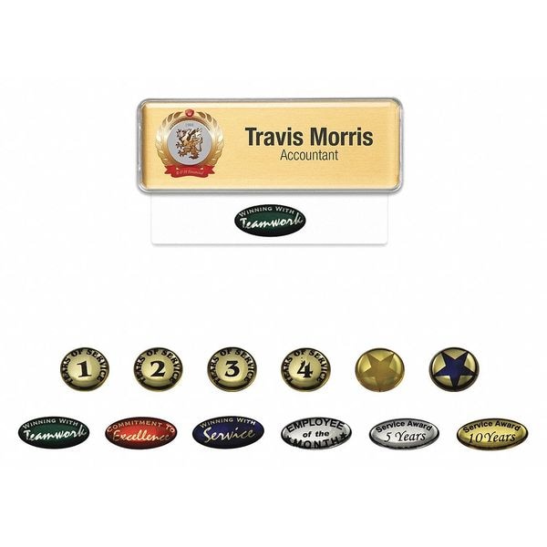 The Mighty Badge Badge, Star, Blank Legend, PK10 - 906294