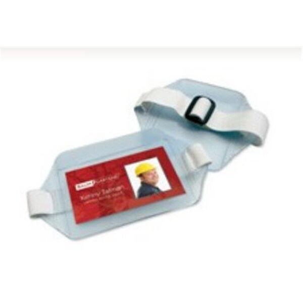 Sicurix SICURIX Armband Badge Holders Horizontal Elastic Strap CLEAR (66885) - 66885
