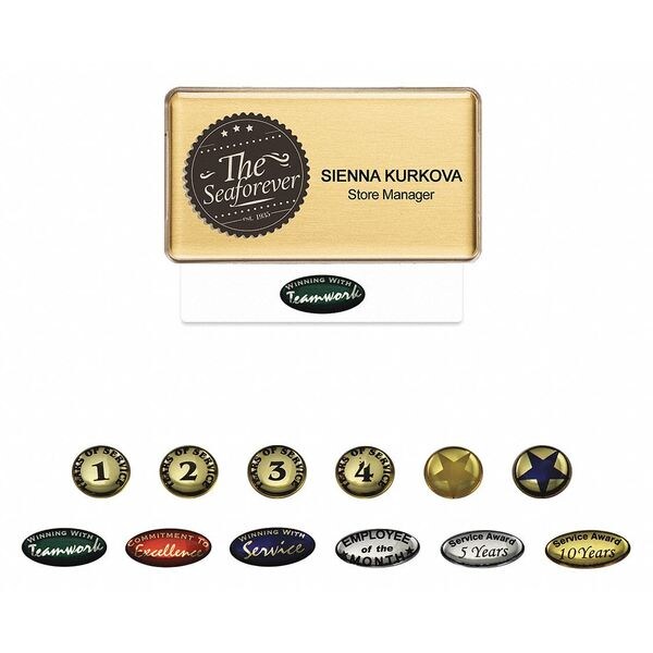 The Mighty Badge Badge, Star Inkjet, Blank Legend, PK10 - 906301