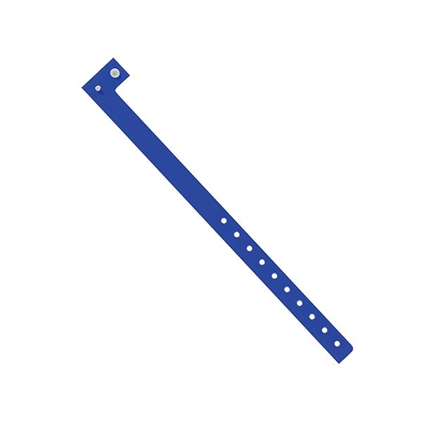 Bsc Preferred 3/4'' x 10'' Navy Plastic Wristbands, 500PK - WR121NY