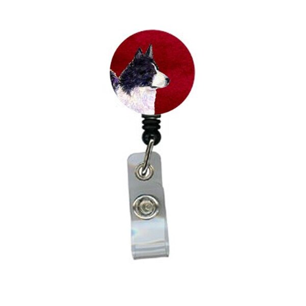 Carolines Treasures Karelian Bear Dog Retractable Badge Reel or ID Holder with Clip - SS6018BR
