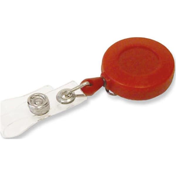 Hy-Ko KB250-BKT 1.25 in. Retractable Diameter Badge Holder With Pocket Clip, 24PK - 107106