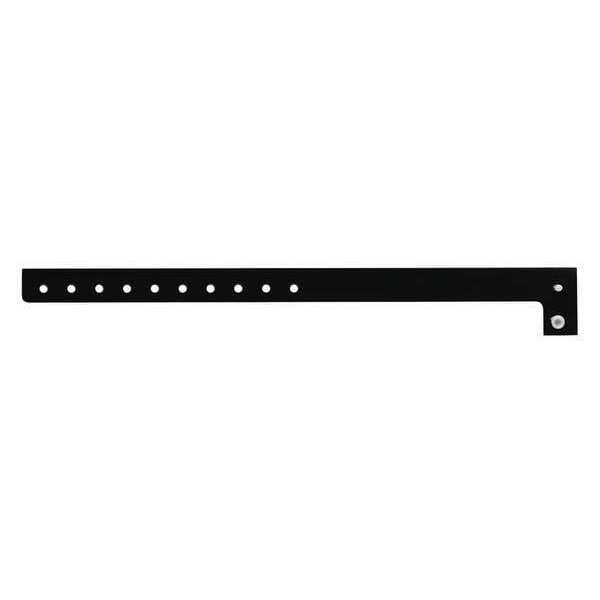 Identiplus ID Wristband, L-Shaped, Black, PK500 - P1-10