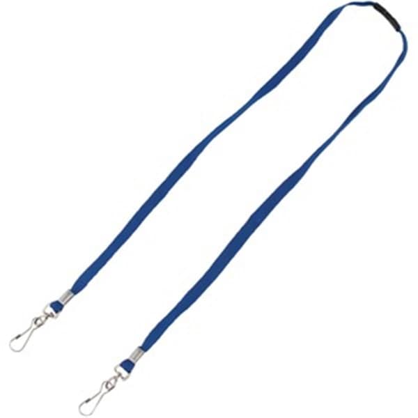 Workstationpro Face Mask Breakaway Lanyard, Black, 10PK - TH2472670