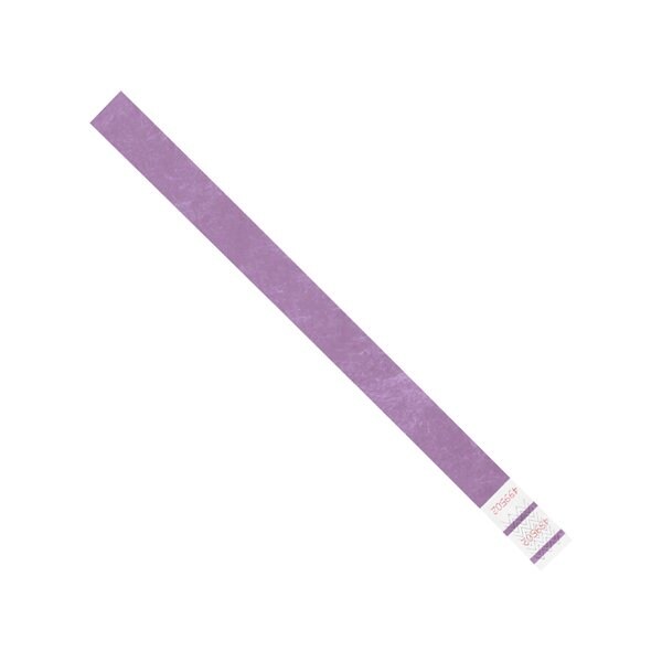 Bsc Preferred 3/4 x 10'' Purple Tyvek Wristbands, 500PK - BUY00038637