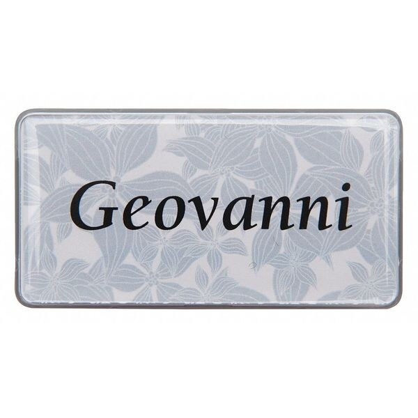 The Mighty Badge Badge, Large Floral, Blank Legend, PK10 - 906849