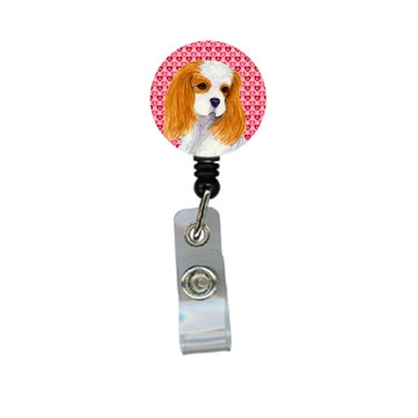 Carolines Treasures Cavalier Spaniel Retractable Badge Reel Or Id Holder With Clip - SS4527BR
