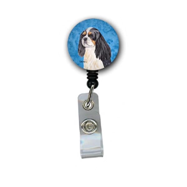 Teacher&Aposs Aid Cavalier Spaniel Retractable Badge Reel Or Id Holder With Clip - TE2904478