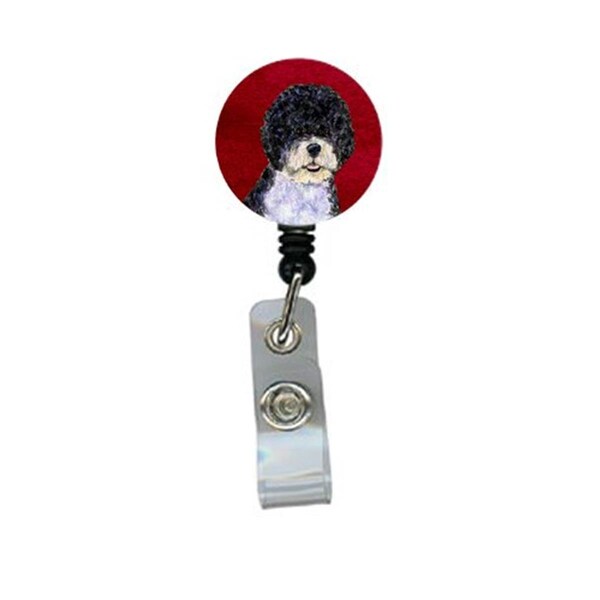 Carolines Treasures Portuguese Water Dog Retractable Badge Reel or ID Holder with Clip - SS6042BR