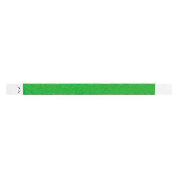 Identiplus ID Wristband, Tyvek, Light Green, PK500 - T3-01