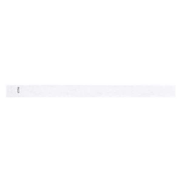 Identiplus ID Wristband, Adhesive, White, PK500 - T3-09
