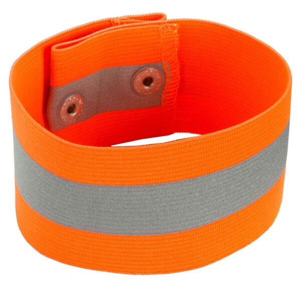 Ergodyne Arm/Leg Band - Button, L/XL, Orange - 8001