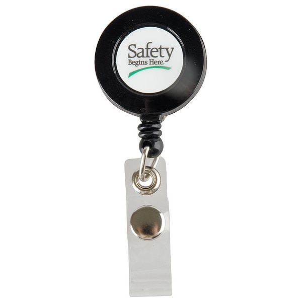 Quality Resource Group Badge Holder, Safety Begins Here, PK10 - 21GBHSH