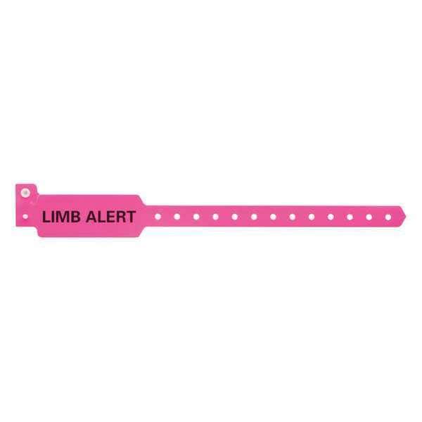 Identiplus ID Wristband, 10-1/4in L, Limb Alert, PK500 - P3DM-204-07