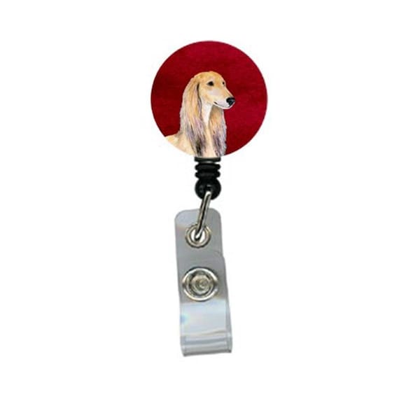 Teacher&Aposs Aid Saluki Retractable Badge Reel or ID Holder with Clip - TE2895503