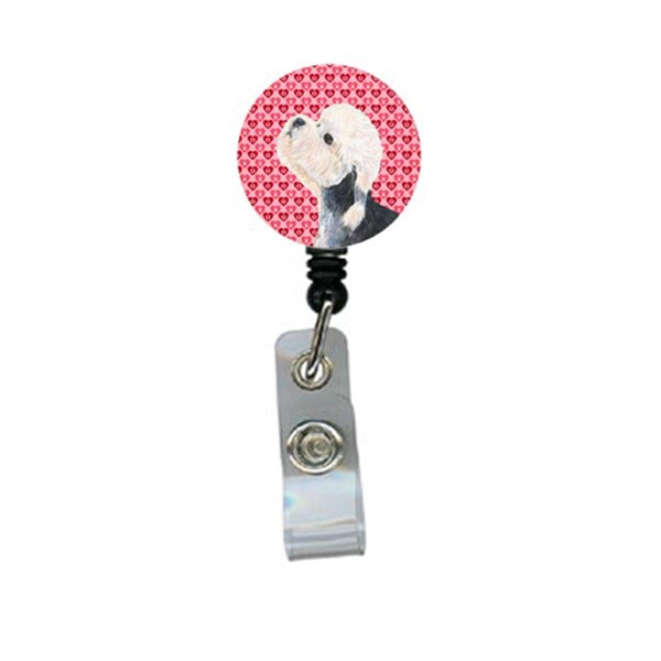 Carolines Treasures Dandie Dinmont Terrier Retractable Badge Reel or ID Holder with Clip - SS4503BR