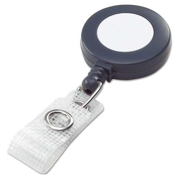 Gbc Name Badge Holder, 23", Gray, 25/Bx, PK25 - 50573
