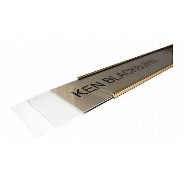 The Mighty Badge Insert, 2"x10" Inserts, Blank Legend, PK5 - 904279