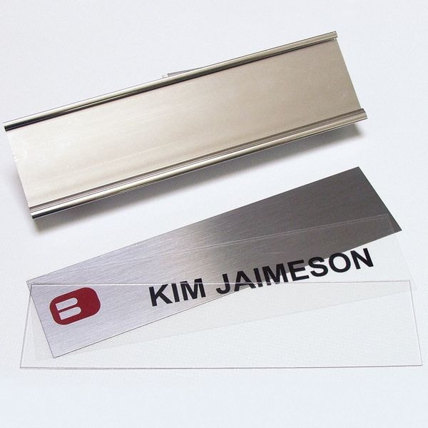 The Mighty Badge Insert, 2"x10" Inserts, Blank Legend, PK5 - 904279