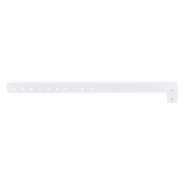 Identiplus ID Wristband, L-Shaped, White, 5/8inW, PK500 - P1-09