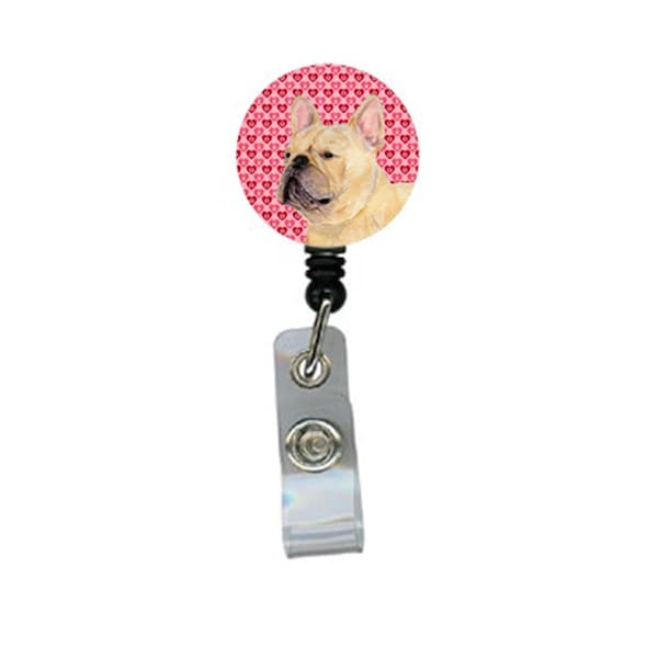 Carolines Treasures French Bulldog Retractable Badge Reel Or Id Holder With Clip - SS4485BR