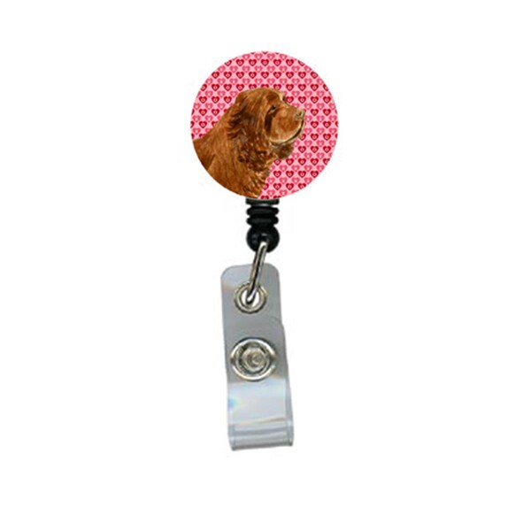 Teacher&Aposs Aid Sussex Spaniel Retractable Badge Reel Or Id Holder With Clip - TE3464616