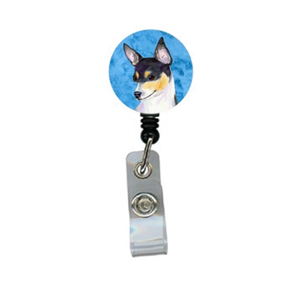 Carolines Treasures Chihuahua Retractable Badge Reel Or Id Holder With Clip - SS4794-BU-BR