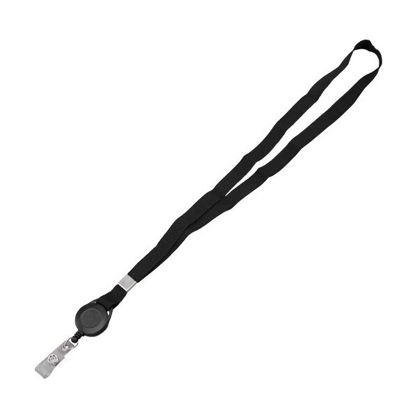 Advantus LANYARD, REEL, 12-CT, BK, 12PK - AVT97132