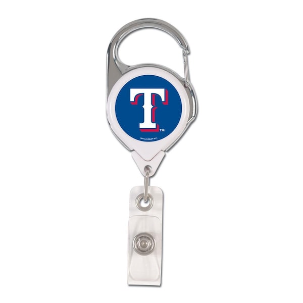 Wincraft Texas Rangers Premium Retractable Badge Holder - 3208547027