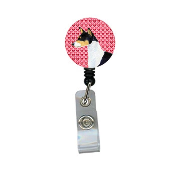 Carolines Treasures Basenji Retractable Badge Reel Or Id Holder With Clip - SS4514BR