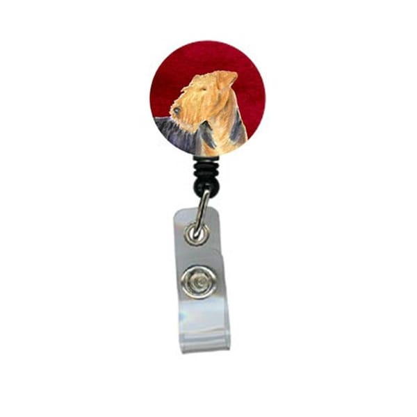 Carolines Treasures Welsh Terrier Retractable Badge Reel or ID Holder with Clip - SS6003BR