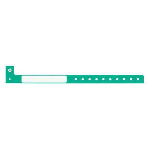 Identiplus ID Wristband, L-Shaped, Green, PK500 - P7M-35