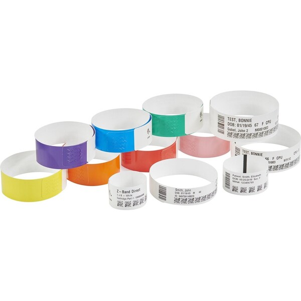 Zebra Technologies Zebra DT Wristband, Polypropylene, 1" x 11" - 10006995K