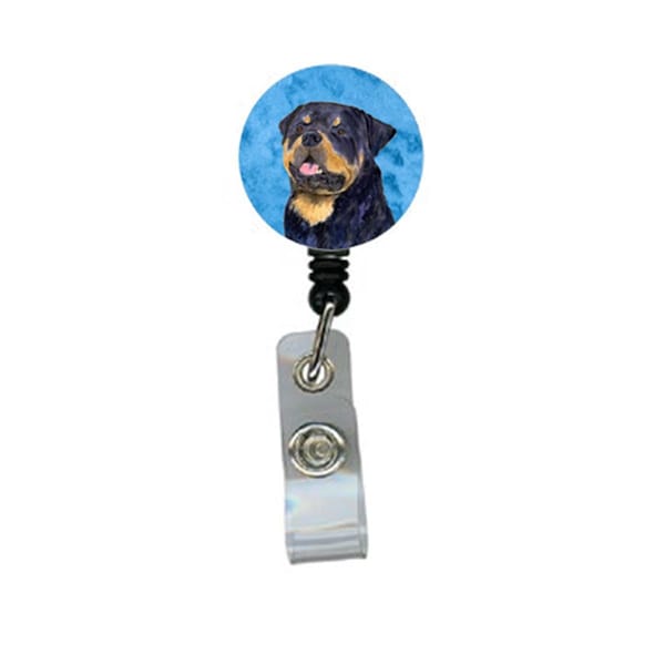 Teachers Aid Rottweiler Retractable Badge Reel Or Id Holder With Clip - TE235405