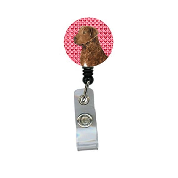 Teachers Aid Chesapeake Bay Retriever Retractable Badge Reel Or Id Holder With Clip - TE239021