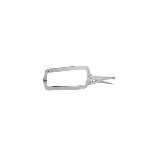 Holex 455 mm Locking C-Clamp, 220 mm Jaw Capacity, Moveable Jaws, Long Reach - 709401 455